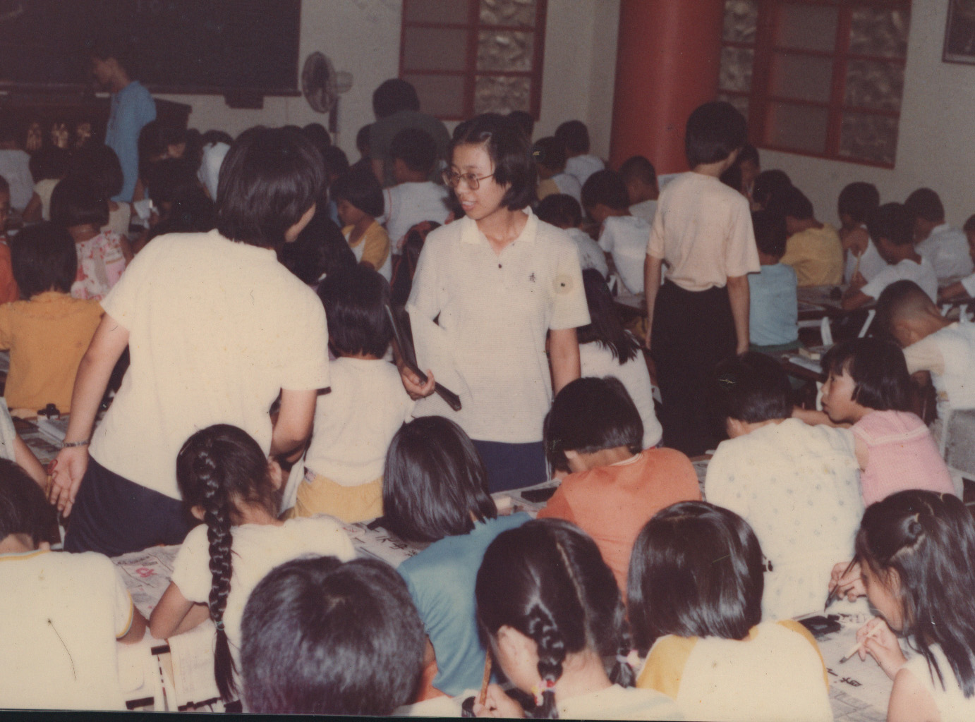 1985年前：學生時代參加淨苑大專念佛會課程