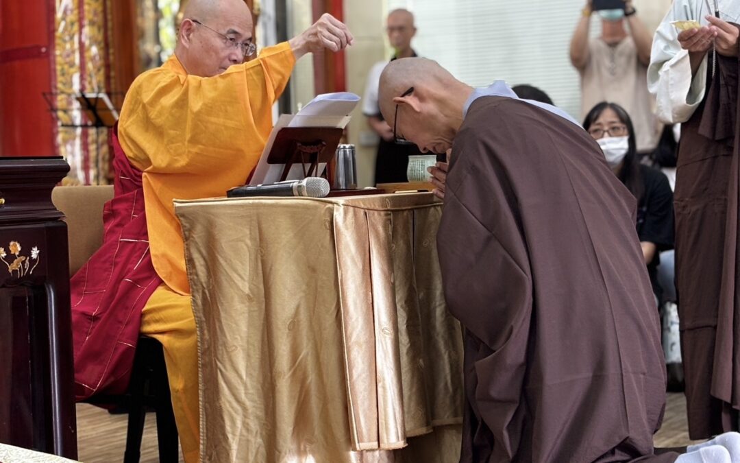 剃度典禮法登法師00