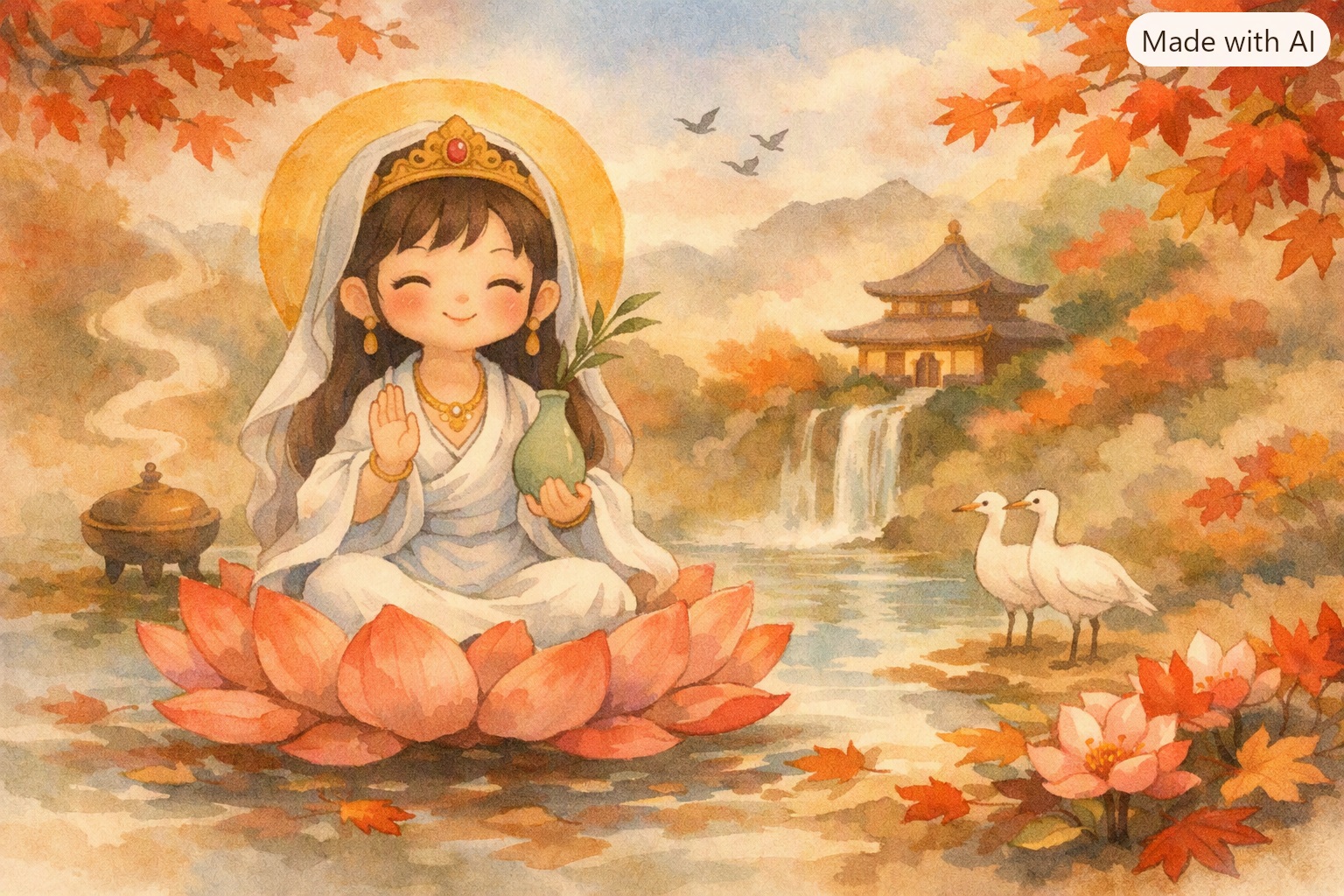 ai繪製觀音法會
